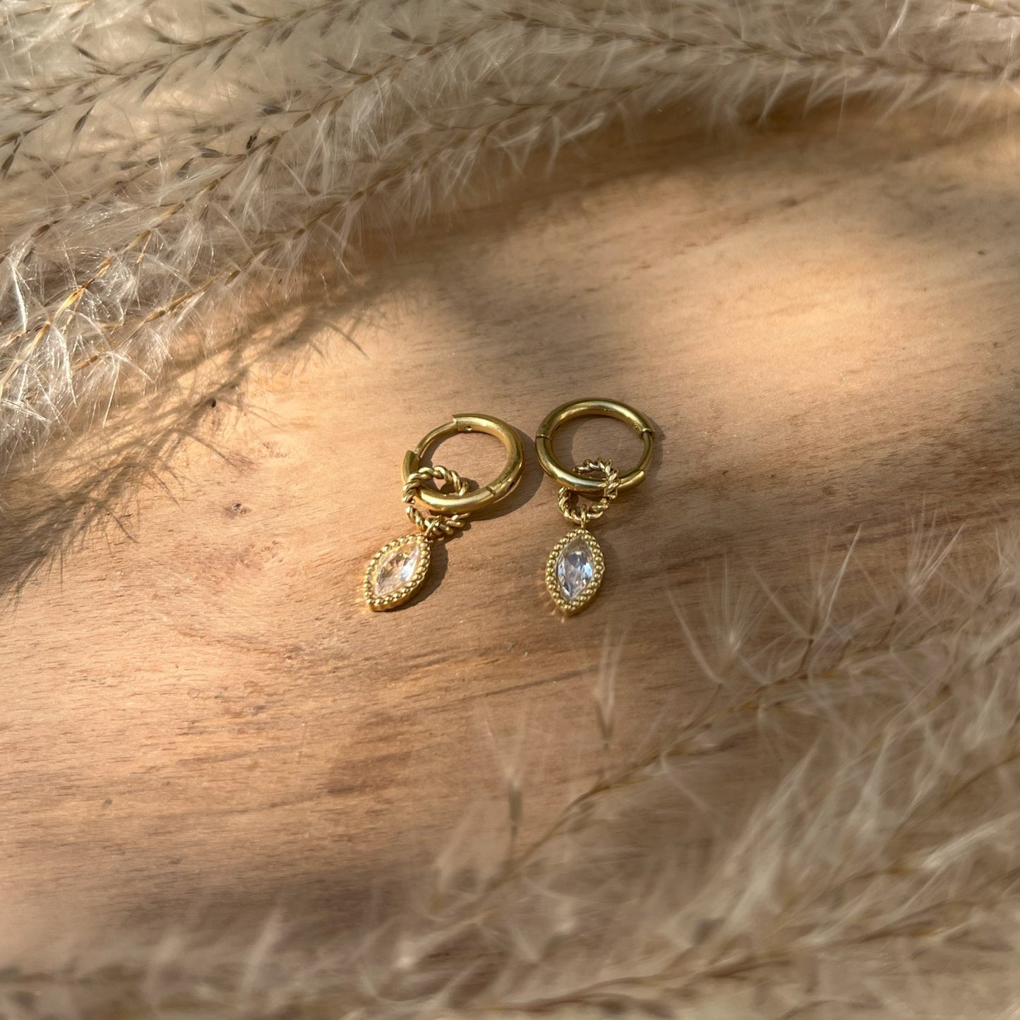 Boucle d'oreille JADE